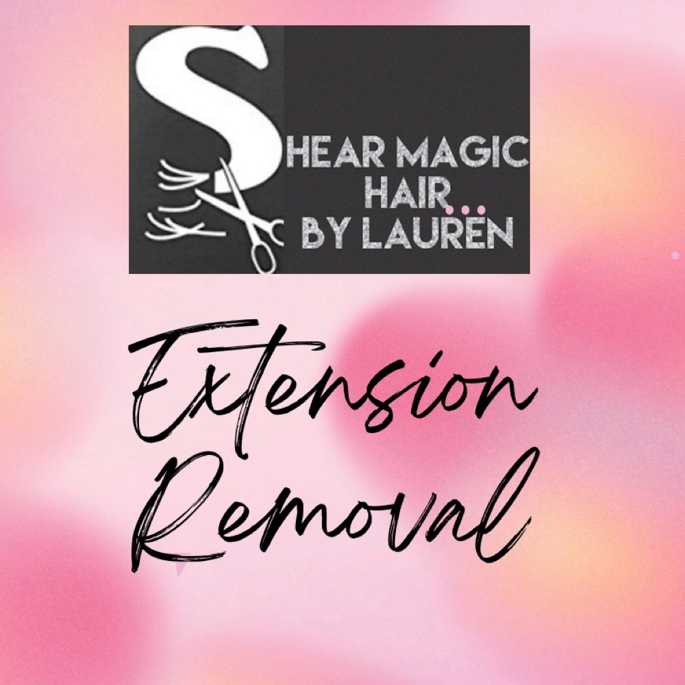 Extension Removal at Shear Magic Hair by Lauren in Berlin, MD