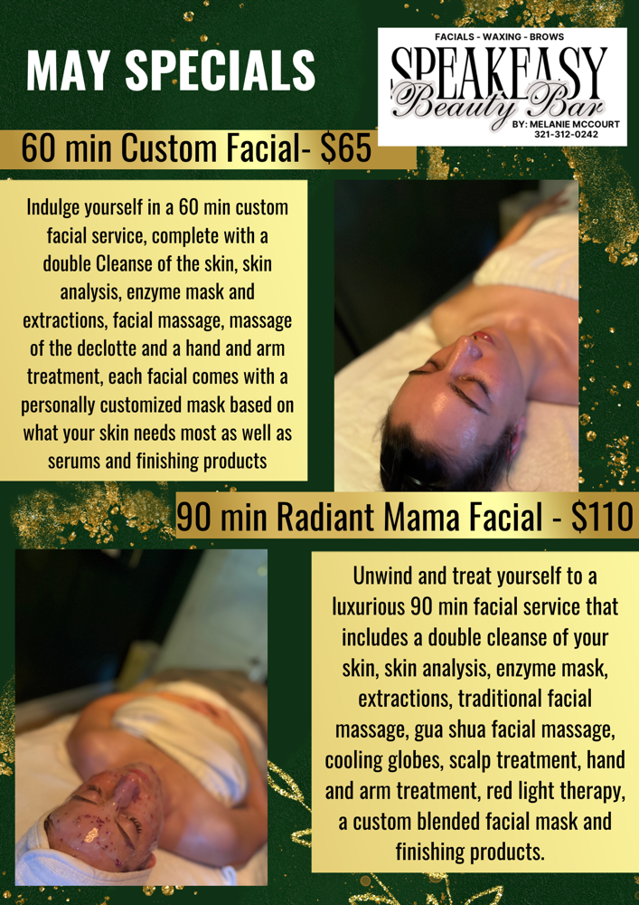 $65 (60 Min) Custom Facial Special