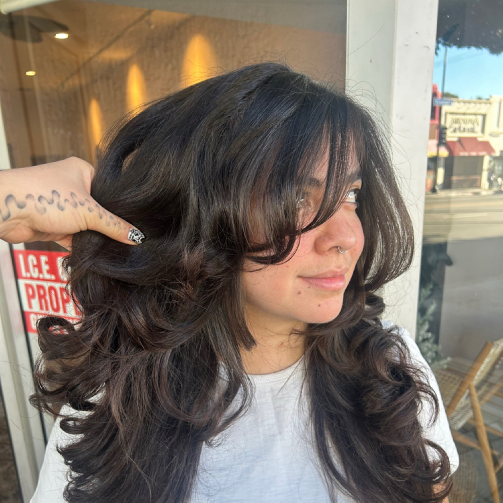 Blowout at Cuts By Cookie in Glendale, CA