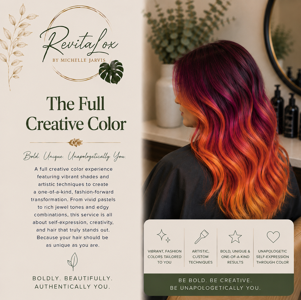 THE FULL CREATIVE COLOR at RevitaLox Beauty/ Michelle Jarvis in Delaware, OH