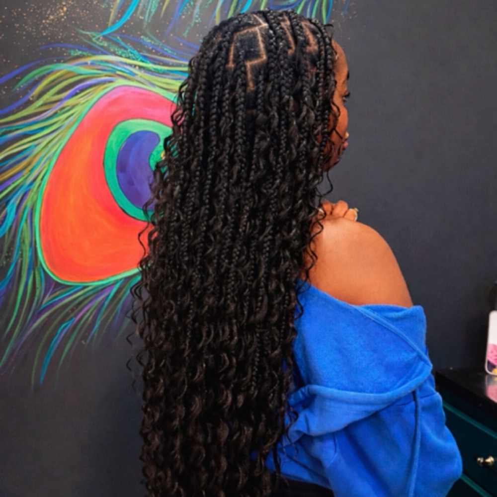 Boho Knotless Braids✨ at Jay’s Fades & Braids in Fort Scott, KS