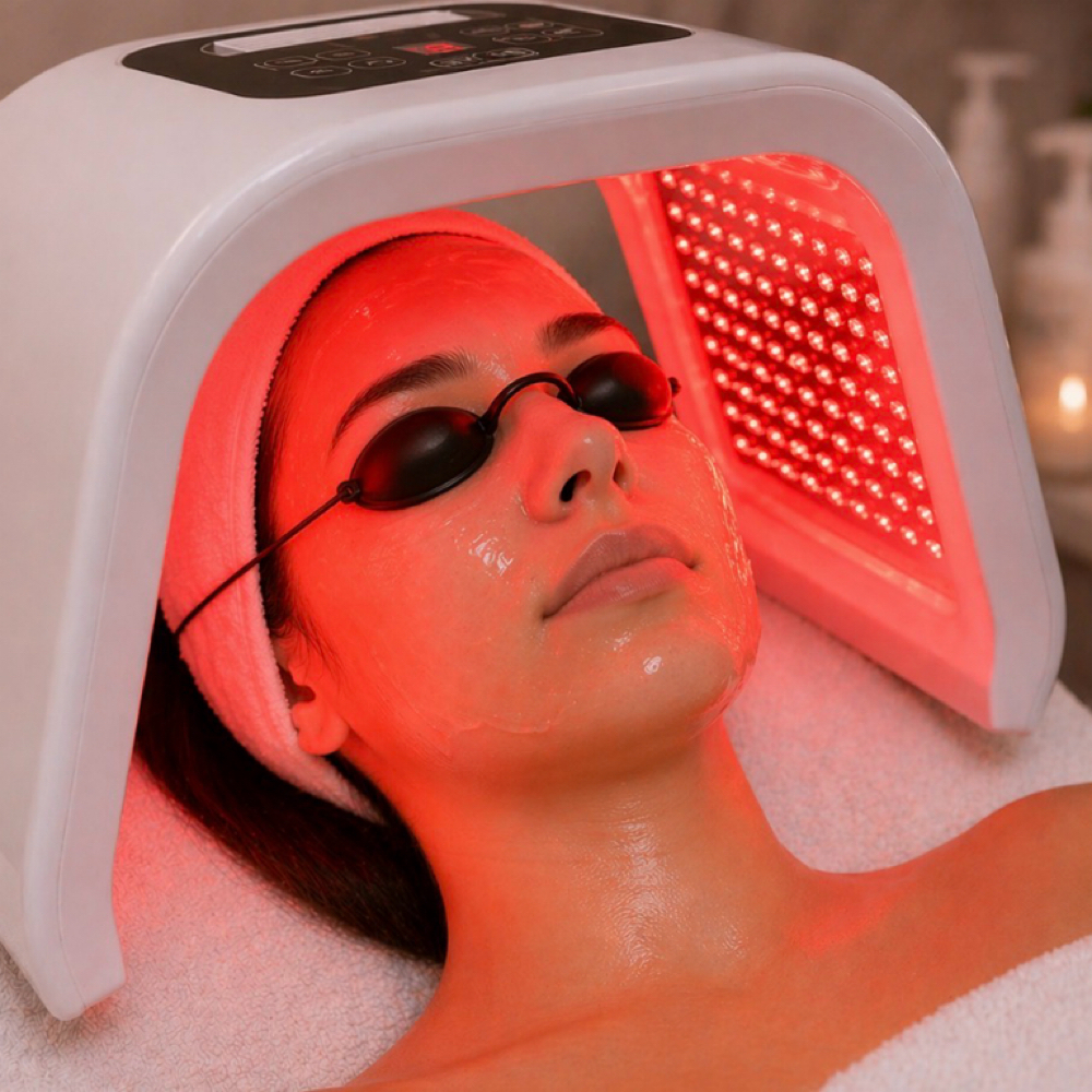LED Light therapy add-on at The Skin Soirée ny in Amityville, NY