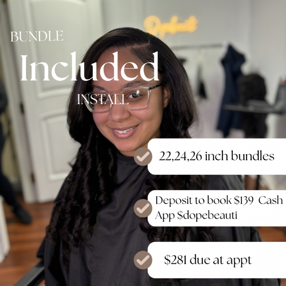 Bundle Included Install 22,24,26 In at Dope Beauti in Harrisburg, PA
