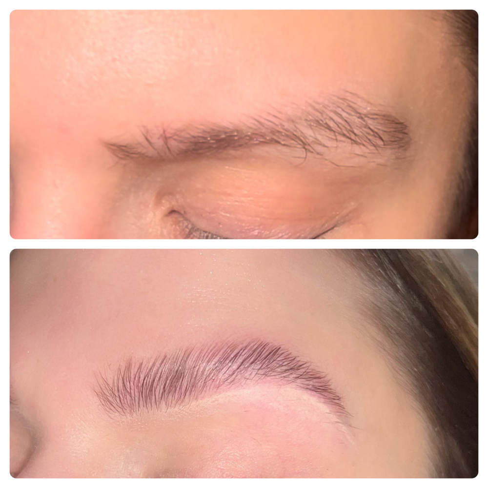 Brow lamination, Wax And Tint