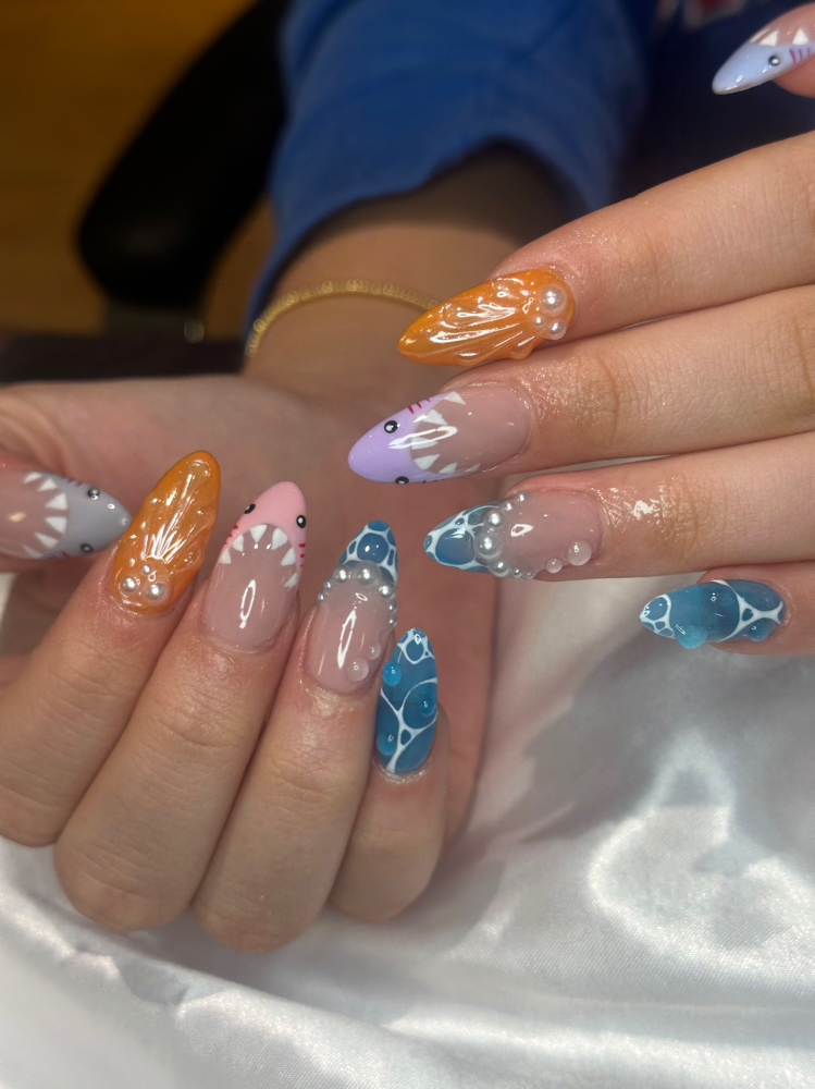Tier 4 Nail Art at Spacehead Nails in Springboro, OH