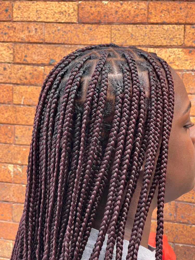 Small Knotless Braids