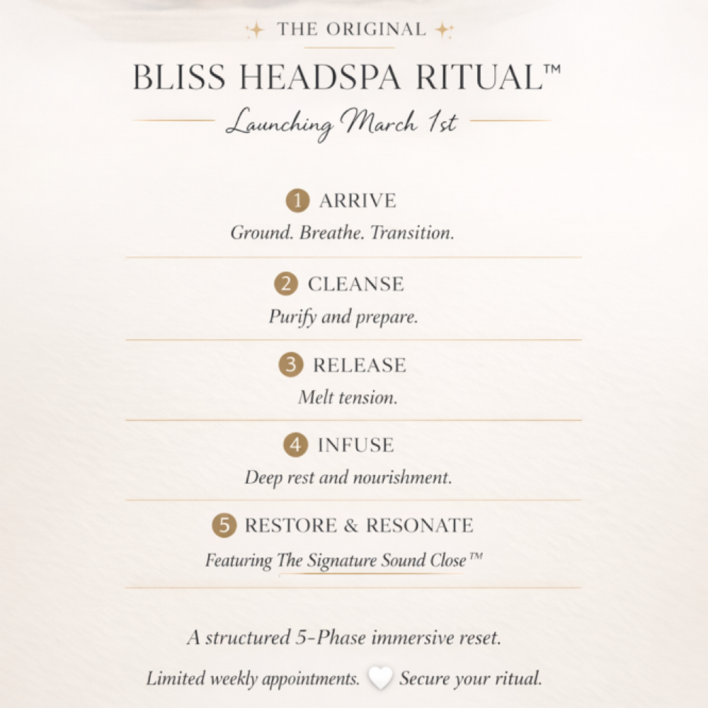 Bliss Headspa Ritual at Bliss Esthetics,LLC in Red Bay, AL