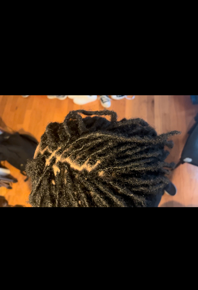 Micro Locs Retie at Loc’d in with Ariel in Olive Branch, MS