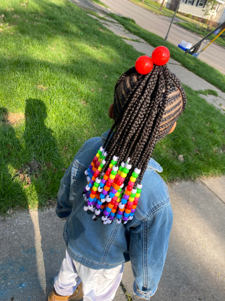 Kids Braids W/ Hair Added