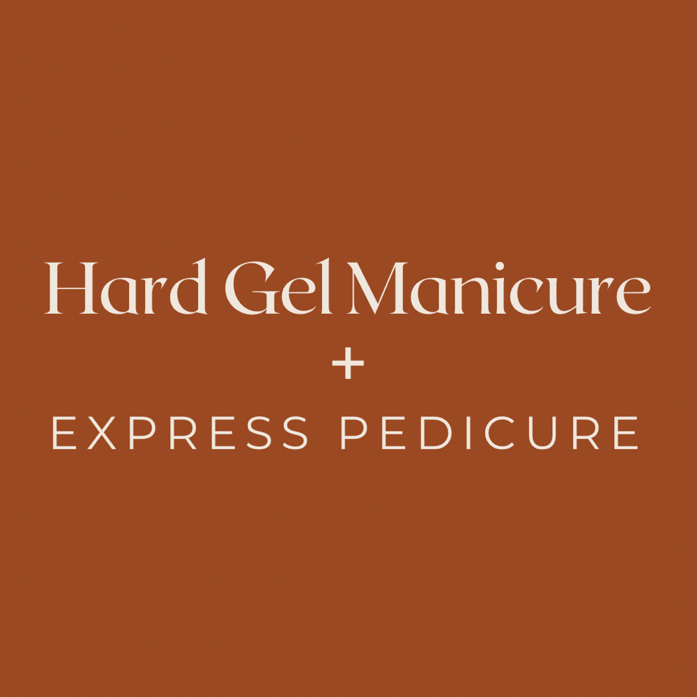Hard Gel Manicure+Express Pedicure
