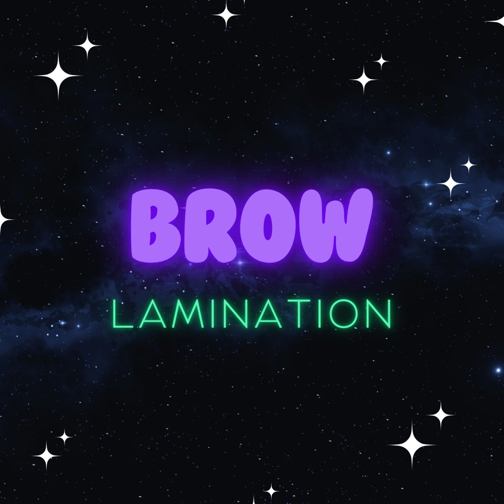Brow Lamination And Tint