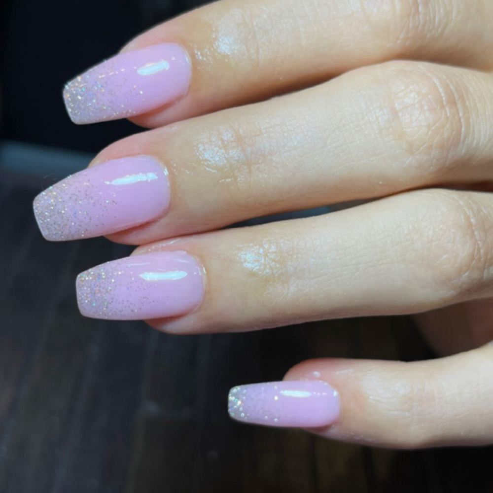 Dipping Acrylic Nails +russian Mani at Blush Beauty & Aesthetics in North Olmsted, OH
