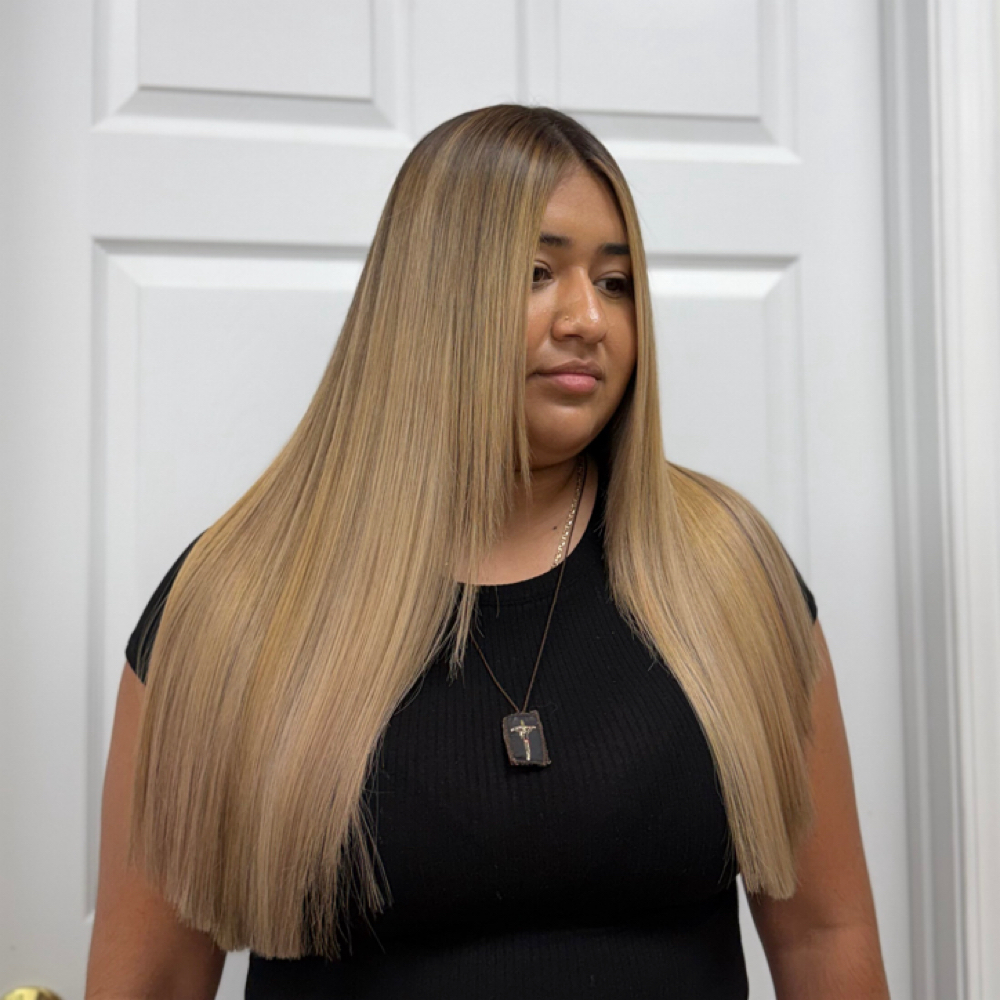 Long Hair Keratin at Luxe Beauty House in Gainesville, GA
