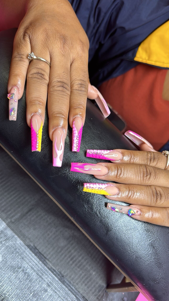 Long w/ Charms Or designs at ShyneontheNails in Opelousas, LA