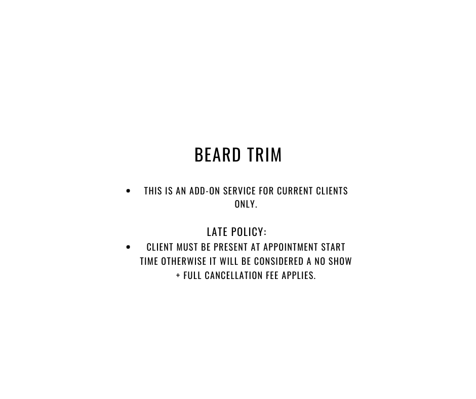 Beard Trim