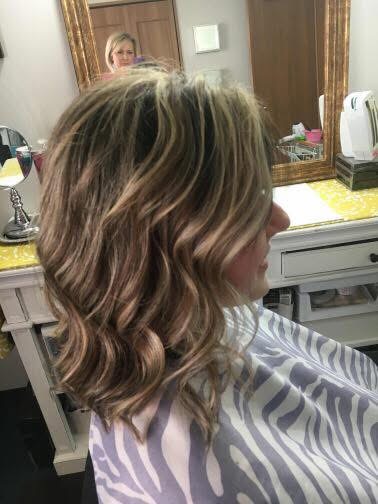 Partial Highlight past shoulders