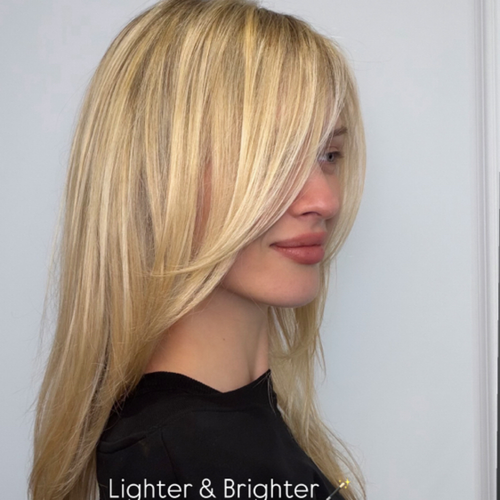 Full Highlight & Root Shadow at Anna Marti Beauty in Glendale, CA