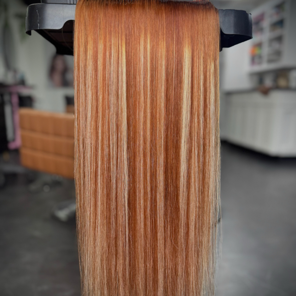 Custom Color Extension ( 2 Rows) at HairByBailey in Orange, TX