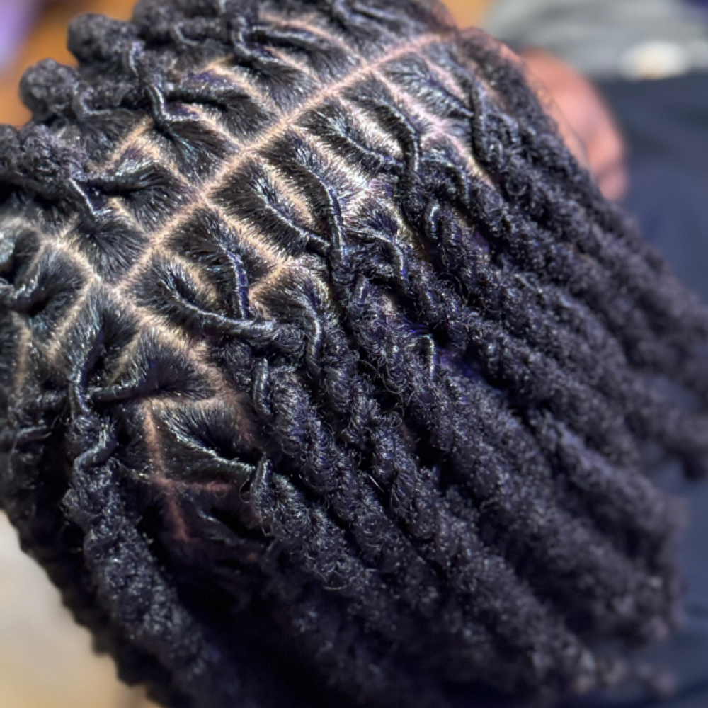 Loc Retwist W Style at Lgbeautycollective in Houston, TX