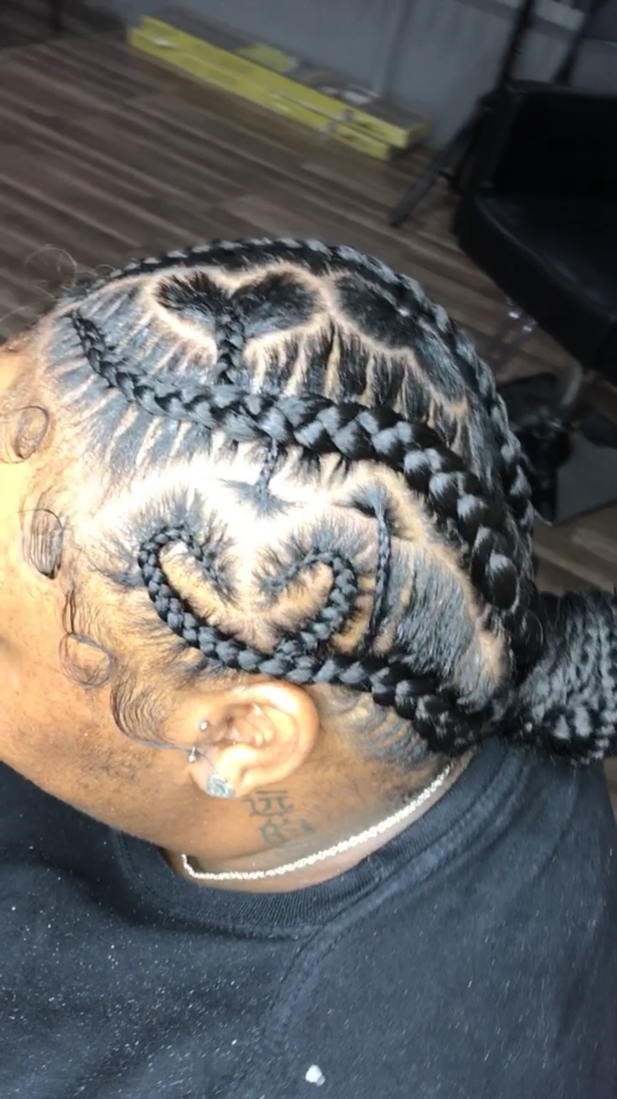 4 Stitch Braids W/ Designs Sale