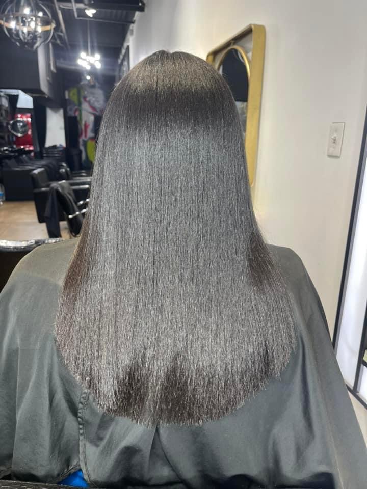 Silkpress Style at Akeba Thompson in Dallas, TX