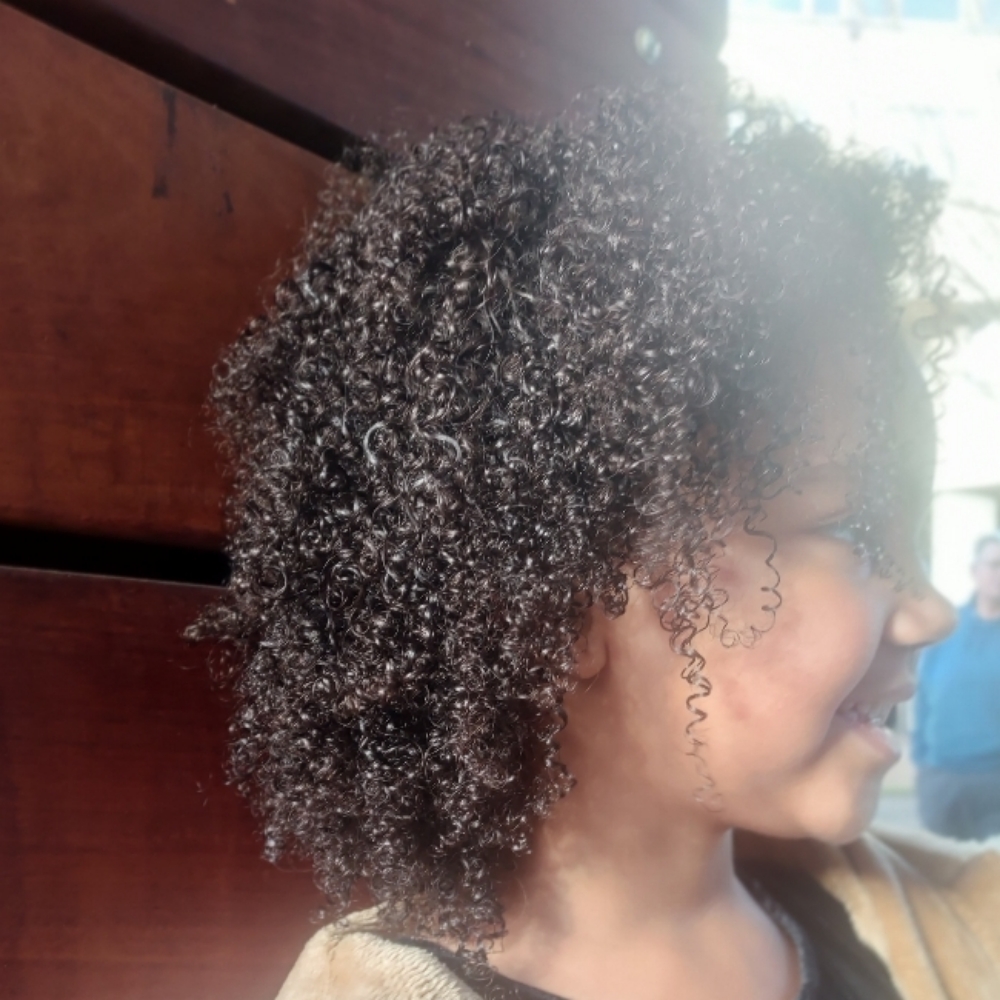 Dry Haircut (kinky/ coily hair) at Sarah Gulino in Eugene, OR