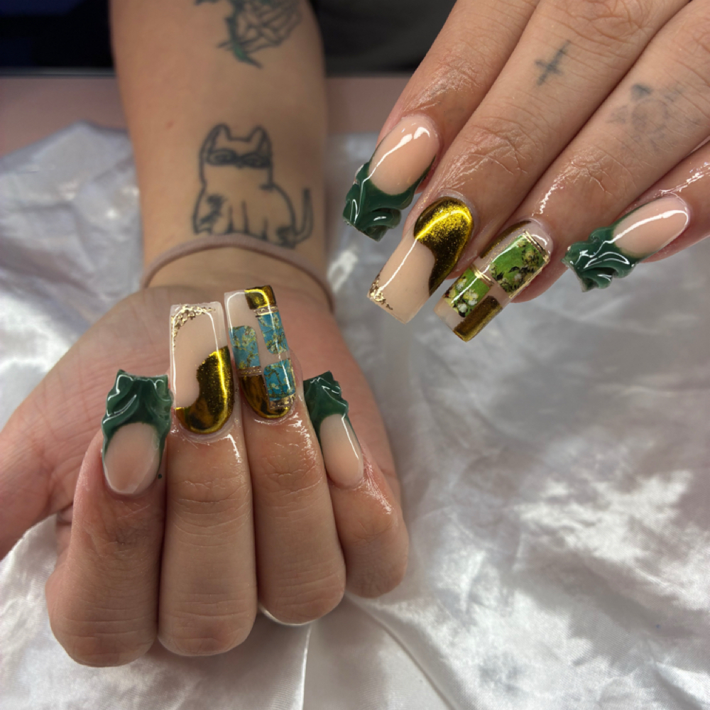 Acrylic Set - 7+ magnets at Lush blow and Beauty Nail Technician in Guntersville, AL