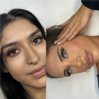 Wispy natural lash set (3 WK FILL) at Belx Studio in San Diego, CA