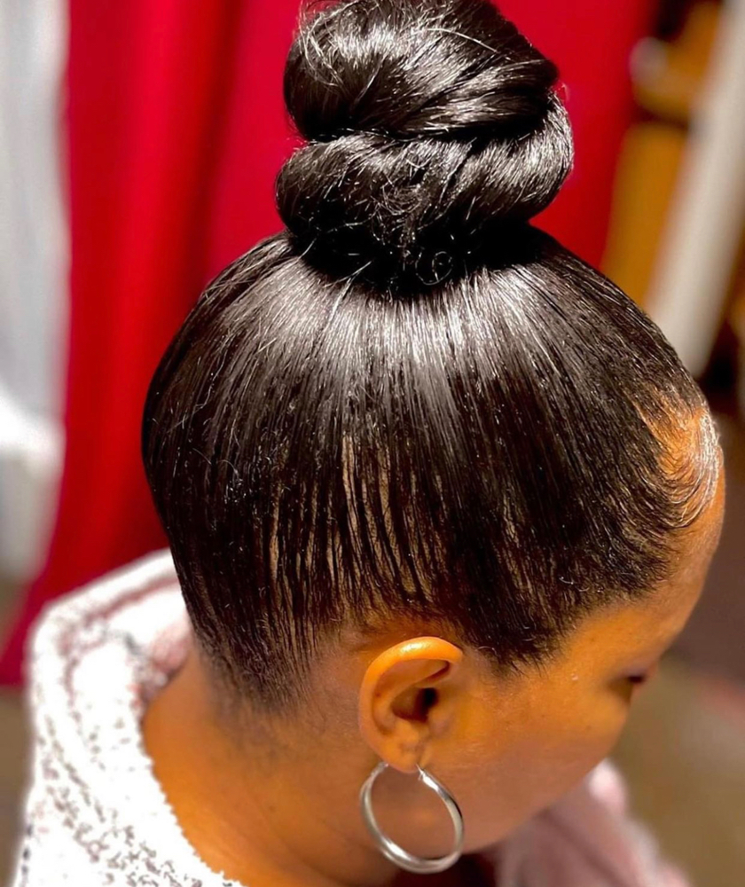 Sleek Braided Bun