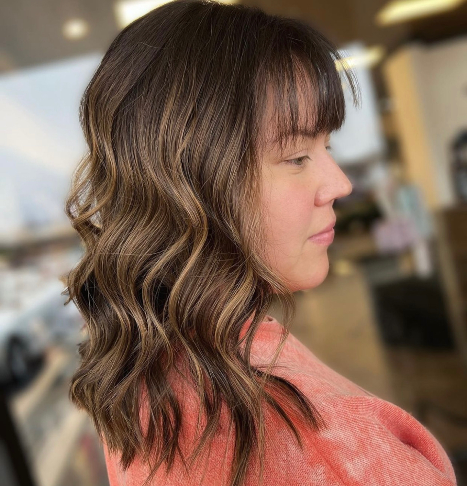 Color retouch + haircut