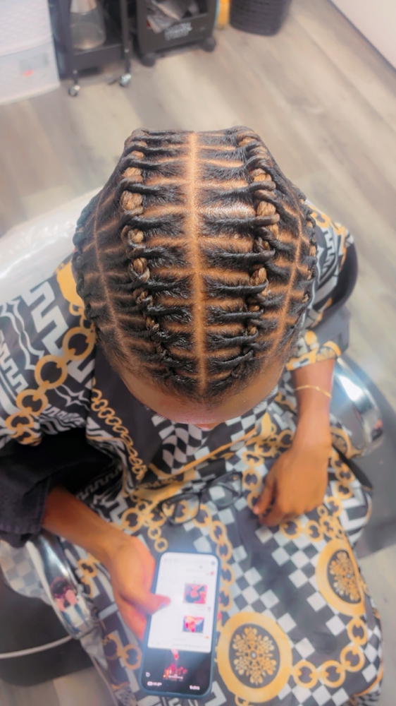 Kamikaze Twists With Design at Exclusive Hairbar in Laurel, MD
