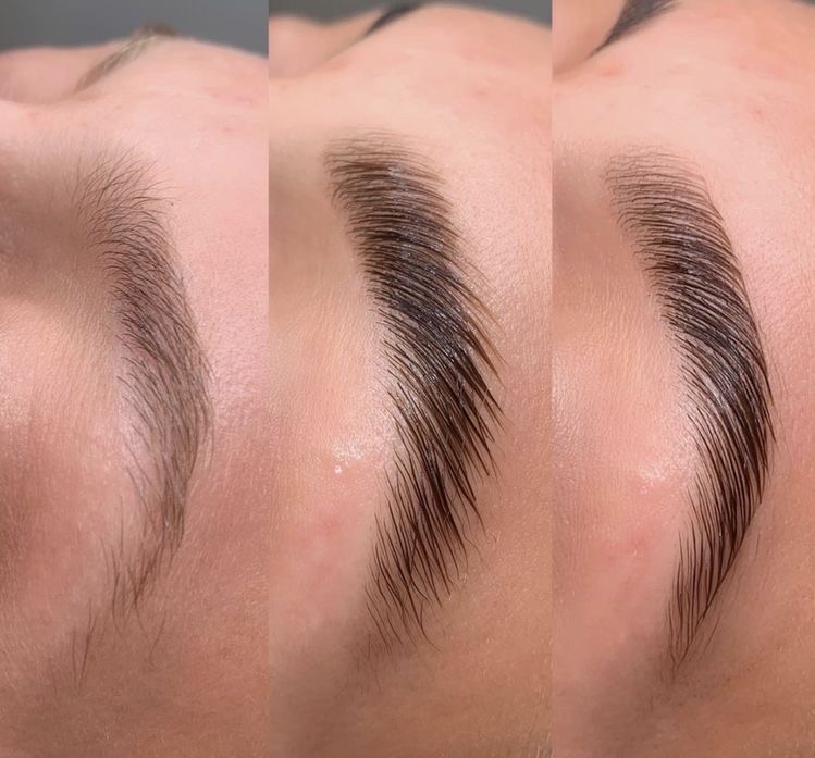 Brow Lamination And Tint