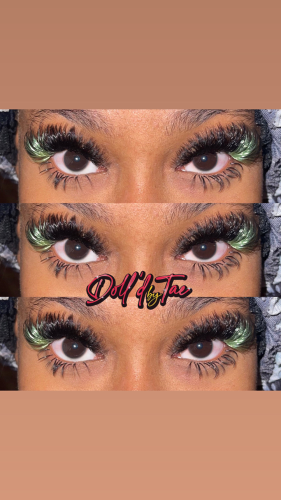 Color Lashes (Add On)