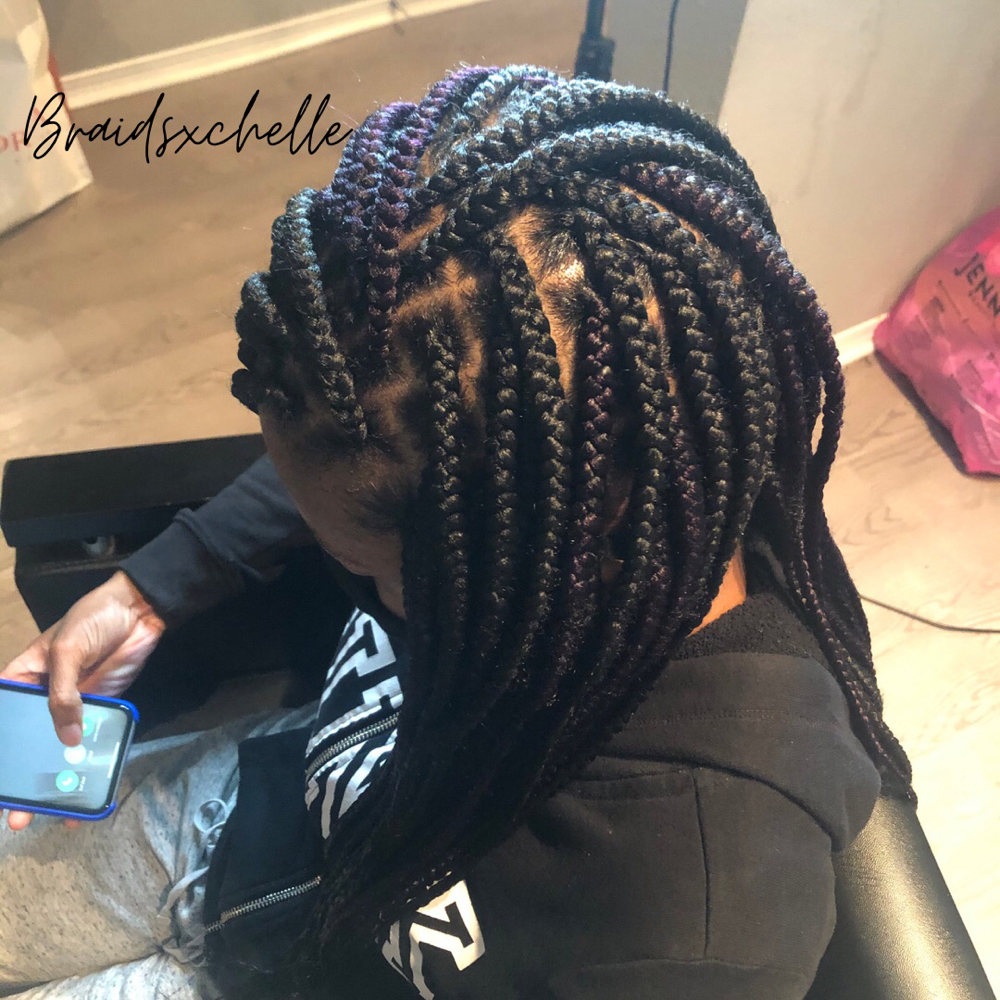 Knotless Box Braid (Med) Waistlengt