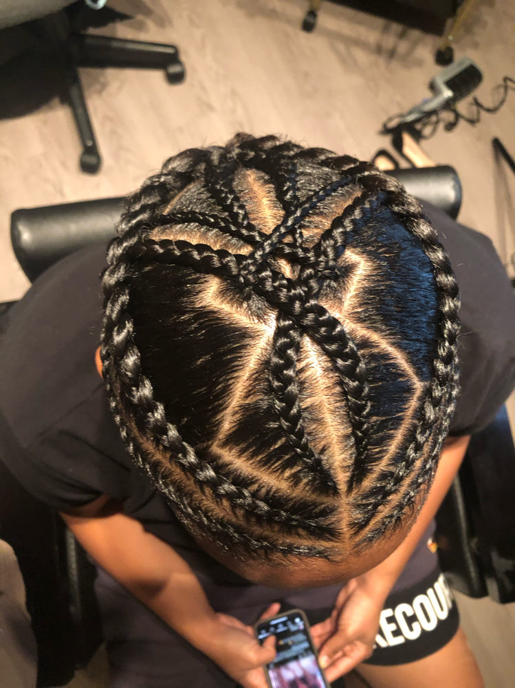 Natural Cornrow Style
