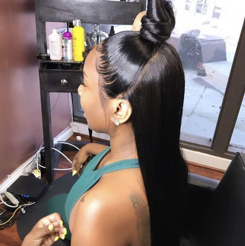 Halfup Halfdown Frontal Weave
