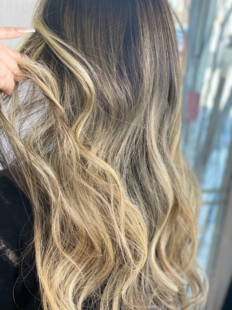 Partial Foil/ Balayage