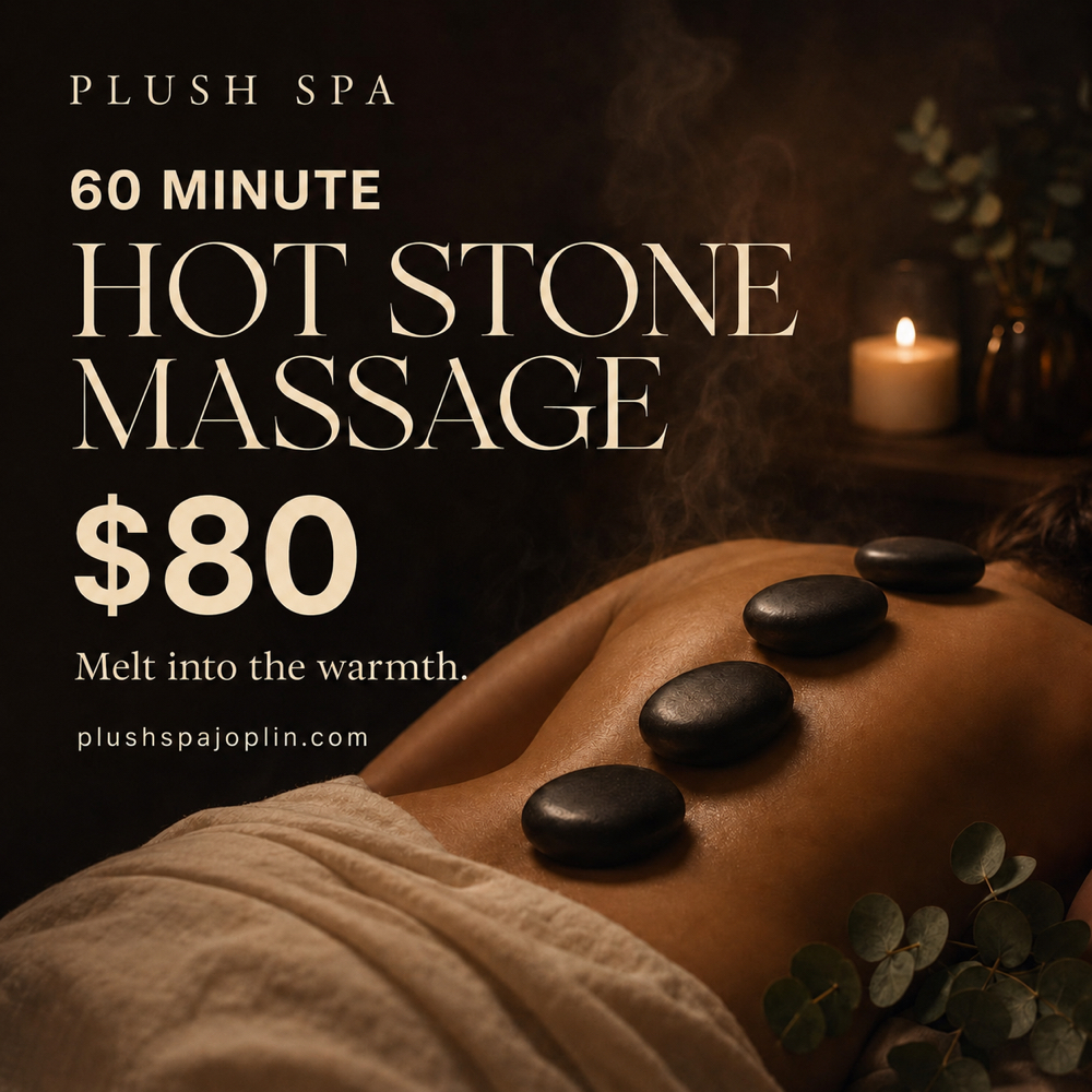 Fall Hot Stone Massage $80 at Plush Spa in Joplin, MO