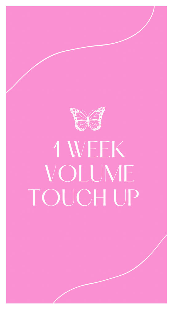 Volume 1 Week Touch up