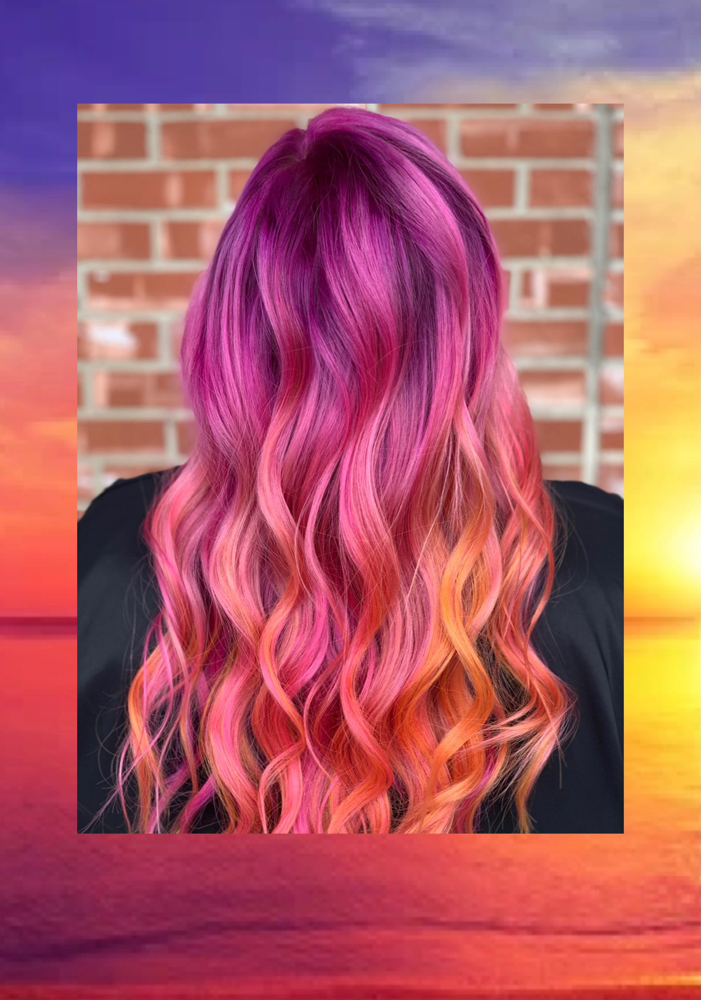 Vivid Color Balayage/ombre