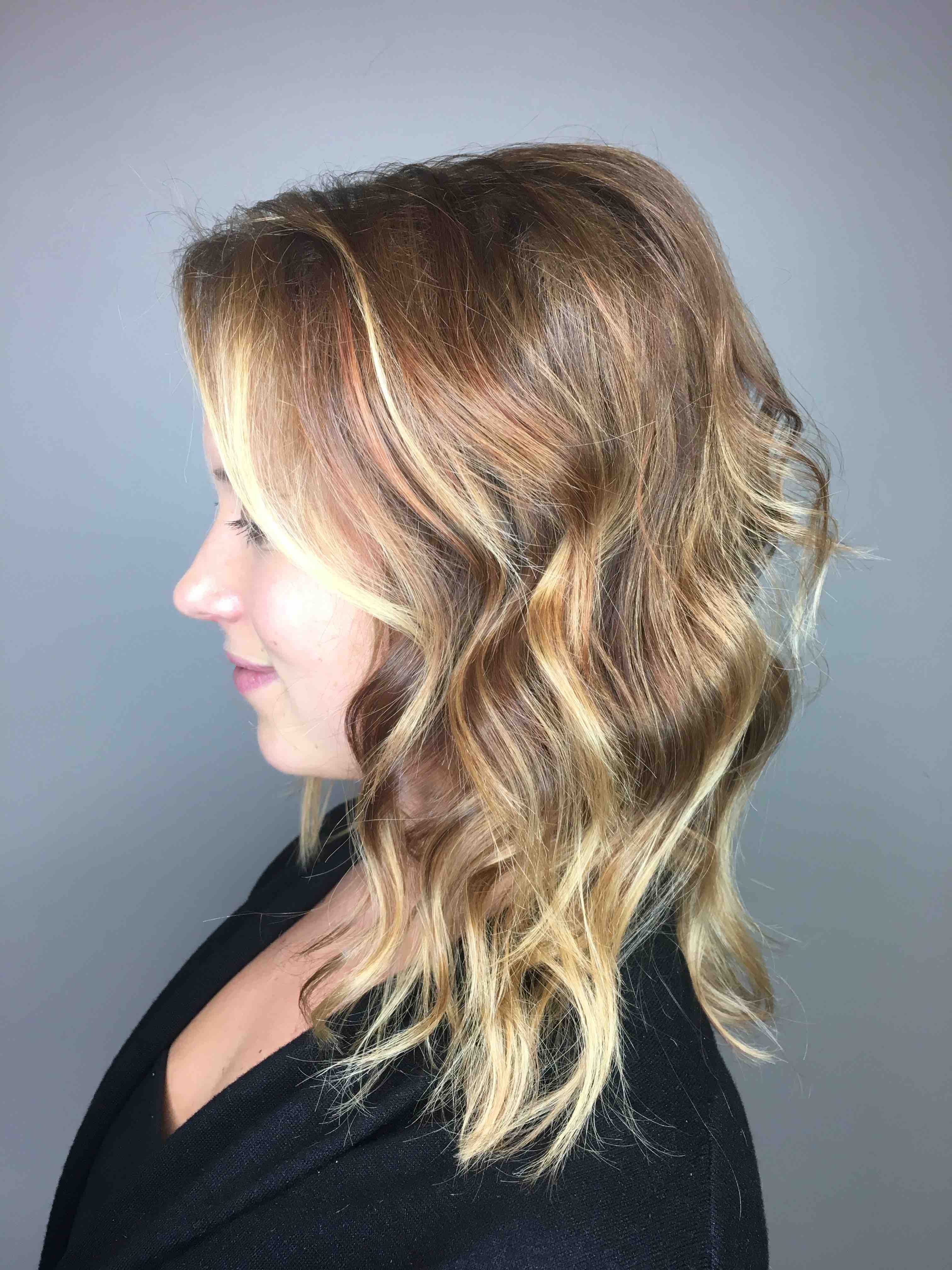 Partial Highlight/Balayage + Cut