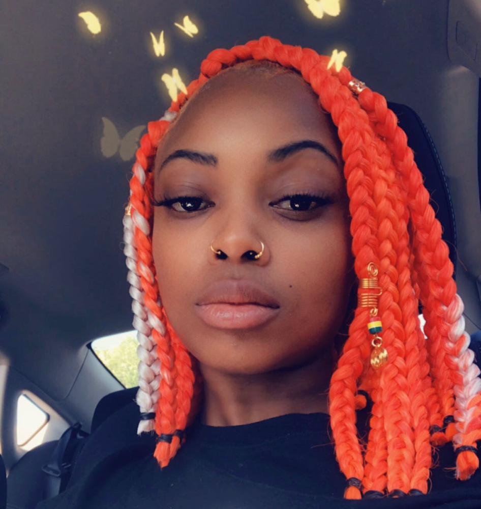 Shoulder Length Box Braids