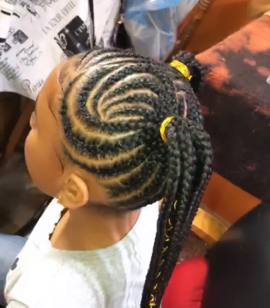 Kid's 2 Feed-in Ponytails [7-10]