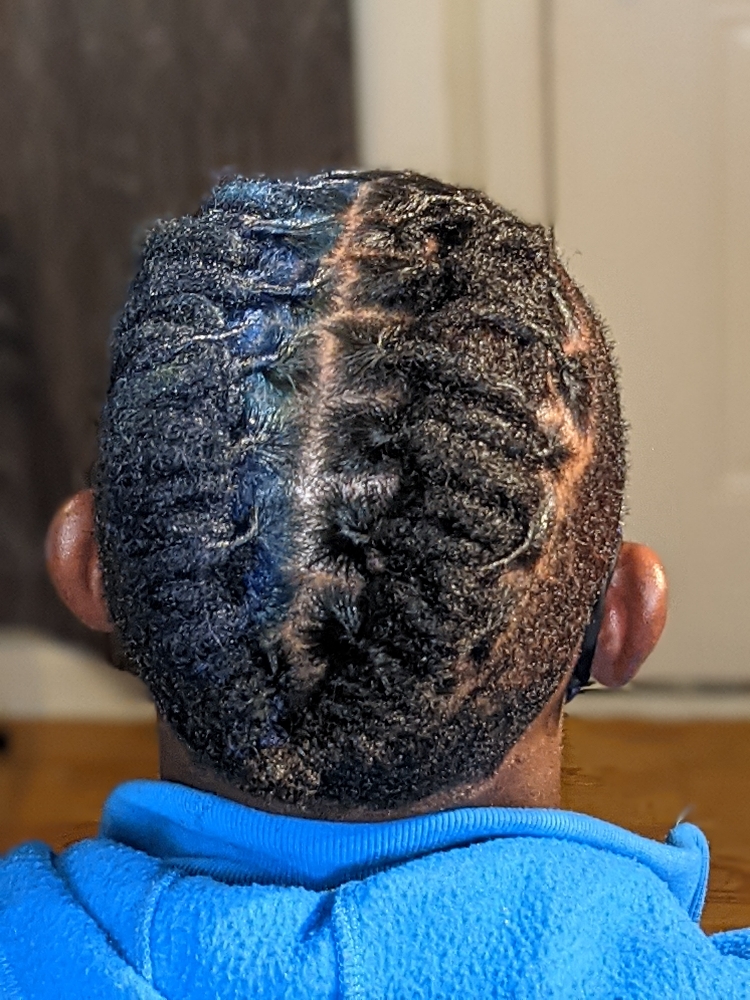 Half Head Locs Retwist And Style