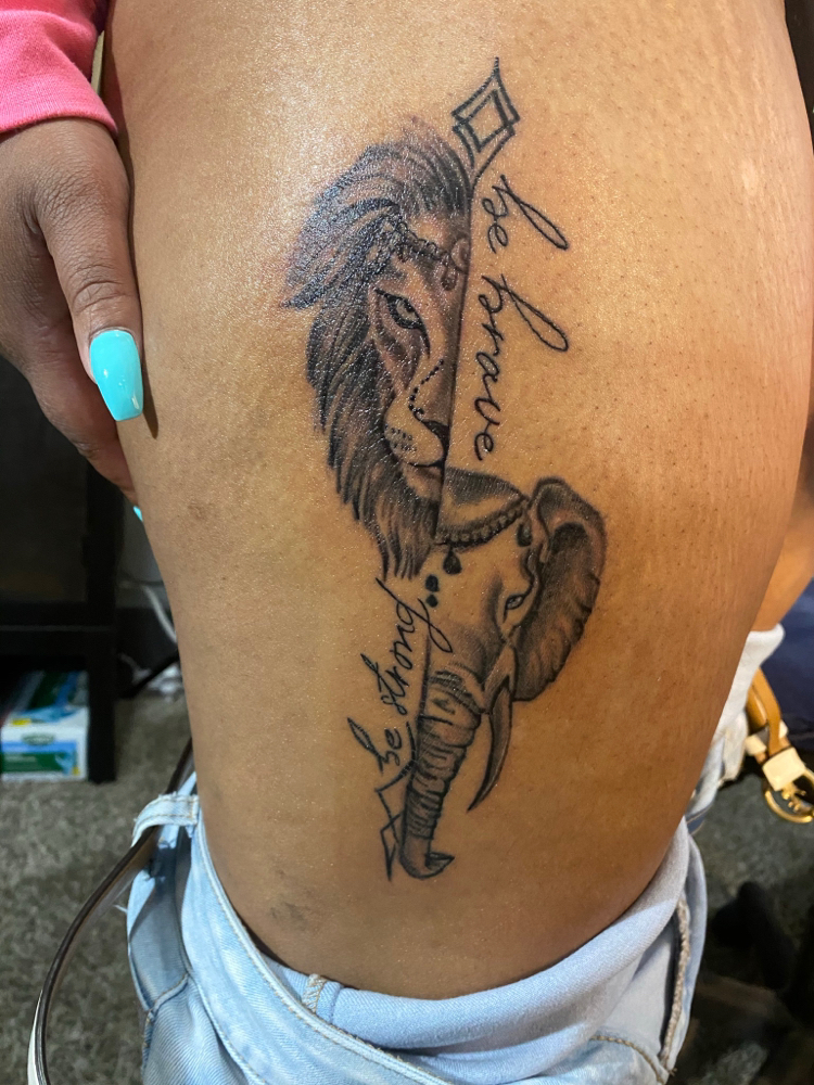 Blk & Grey or Color Tattoo