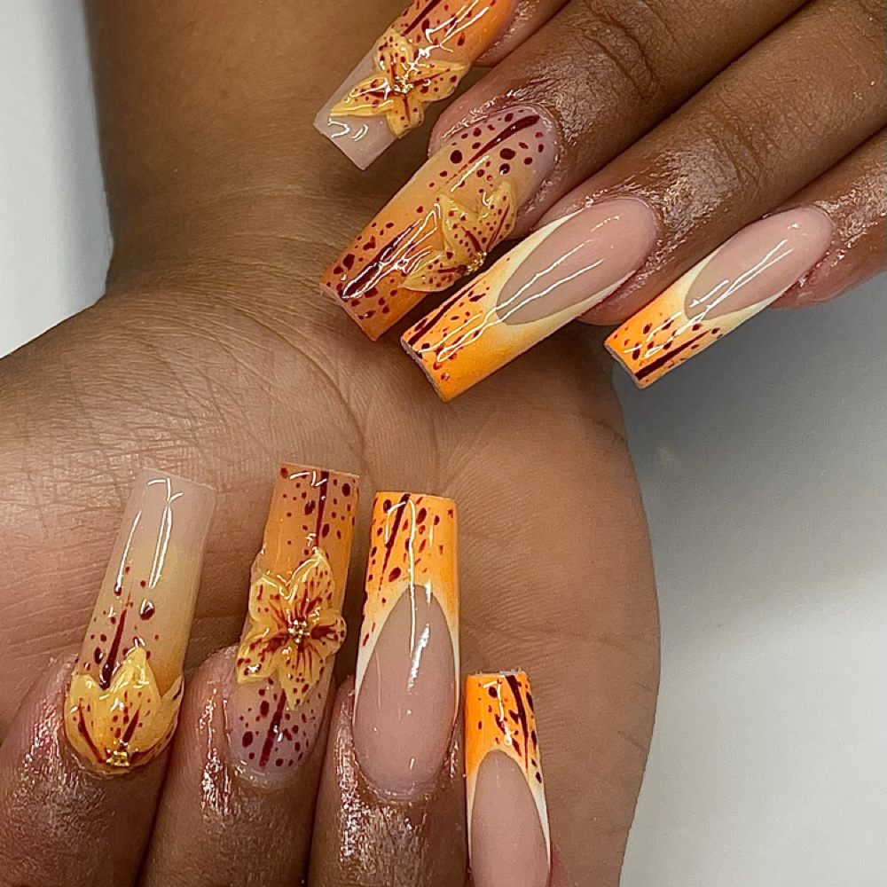 XL Acrylic Full Set at Kaisha Nailz in Lawrence, MA