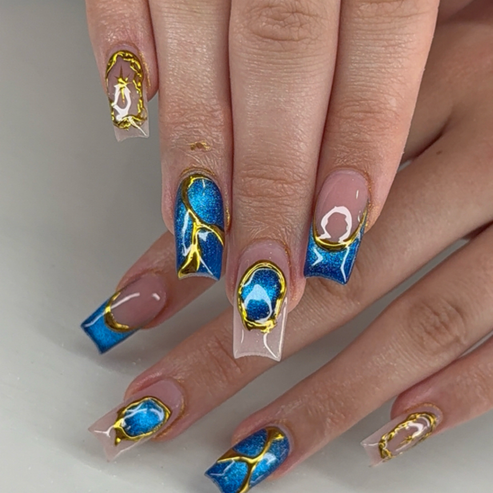 Acrylic (medium) at Abby’s Acrylics in Escondido, CA