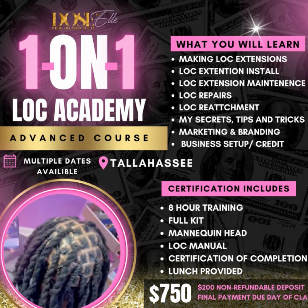 Advanced Loc Class at Dose Of Elle LLC in Tallahassee, FL