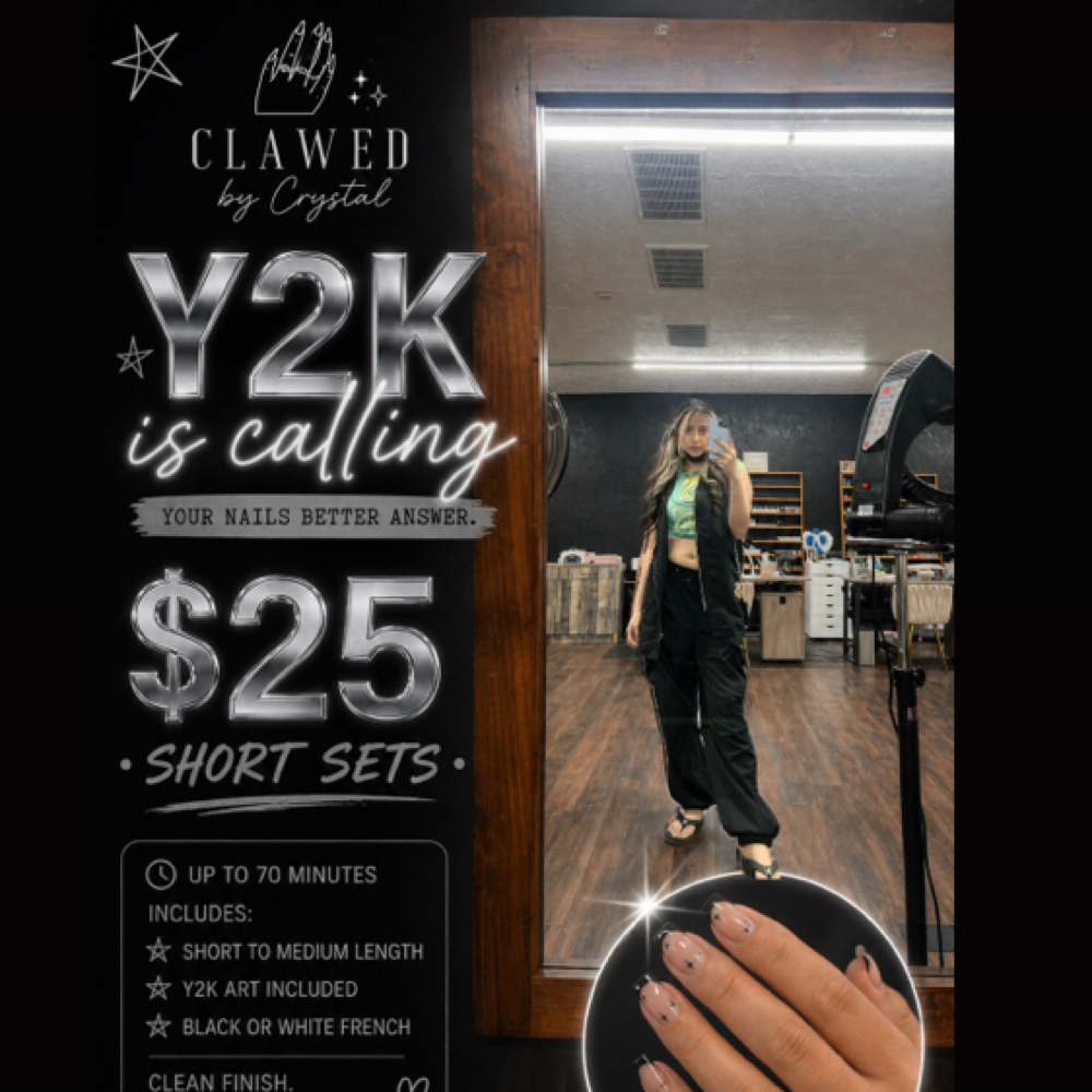 Y2K $25 at Crystal Nails in Reedley, CA