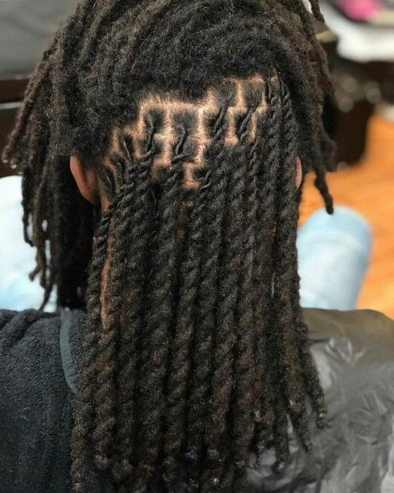 Retwist + 2 Strand Twist